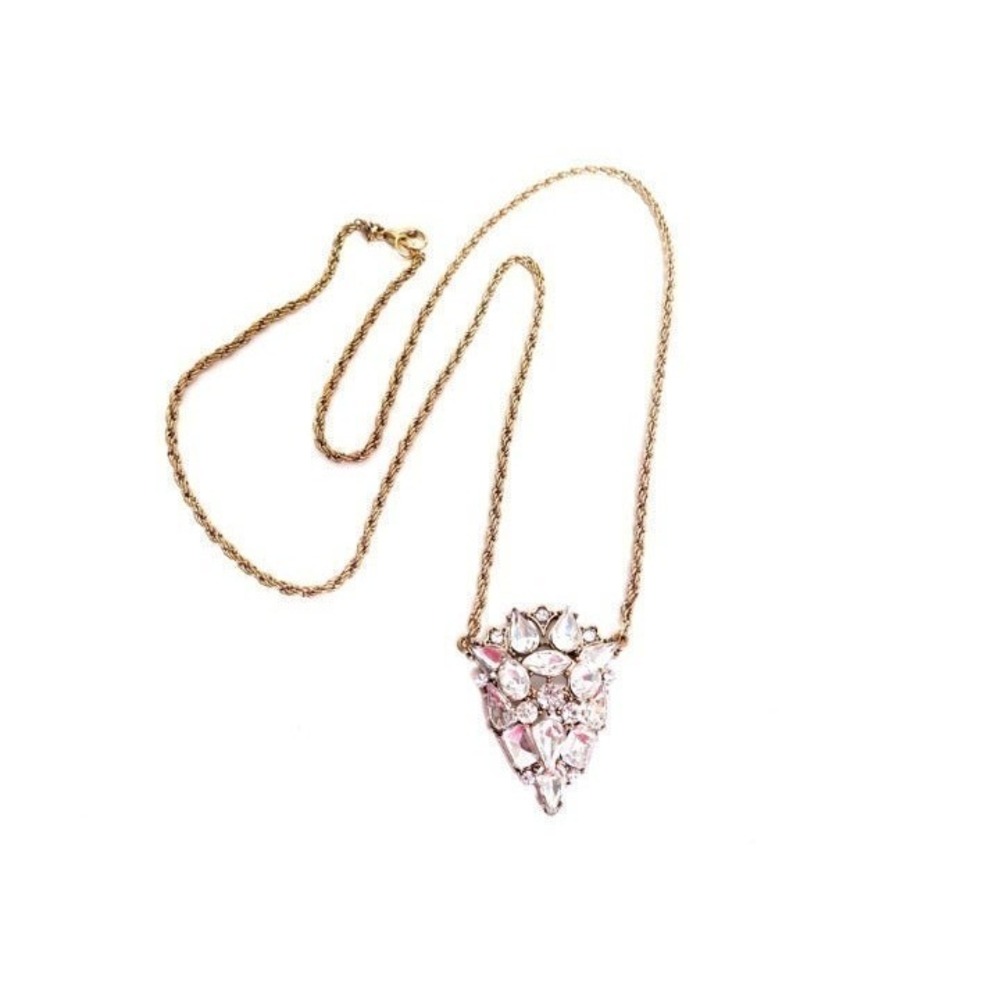 Dress Clip Art Deco Style Long Necklace
